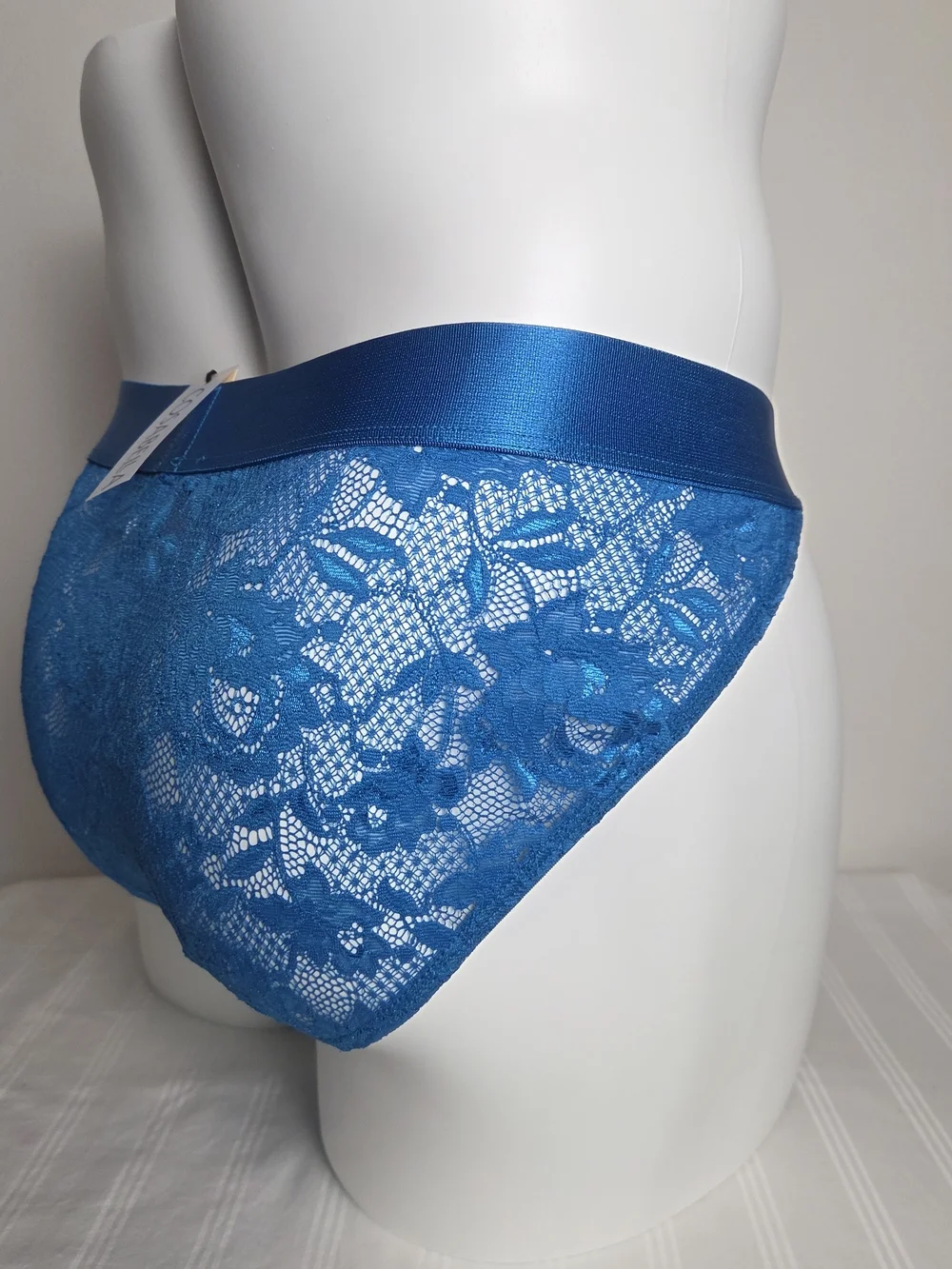 Cosabella Royal Blue Lace Jockstrap Brief